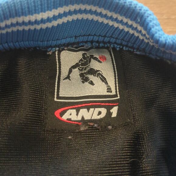 VTG And1 Men's XL Sleeveless Shiny Jersey Carmelo Basketball NBA Nuggets Y2K - Picture 3 of 8